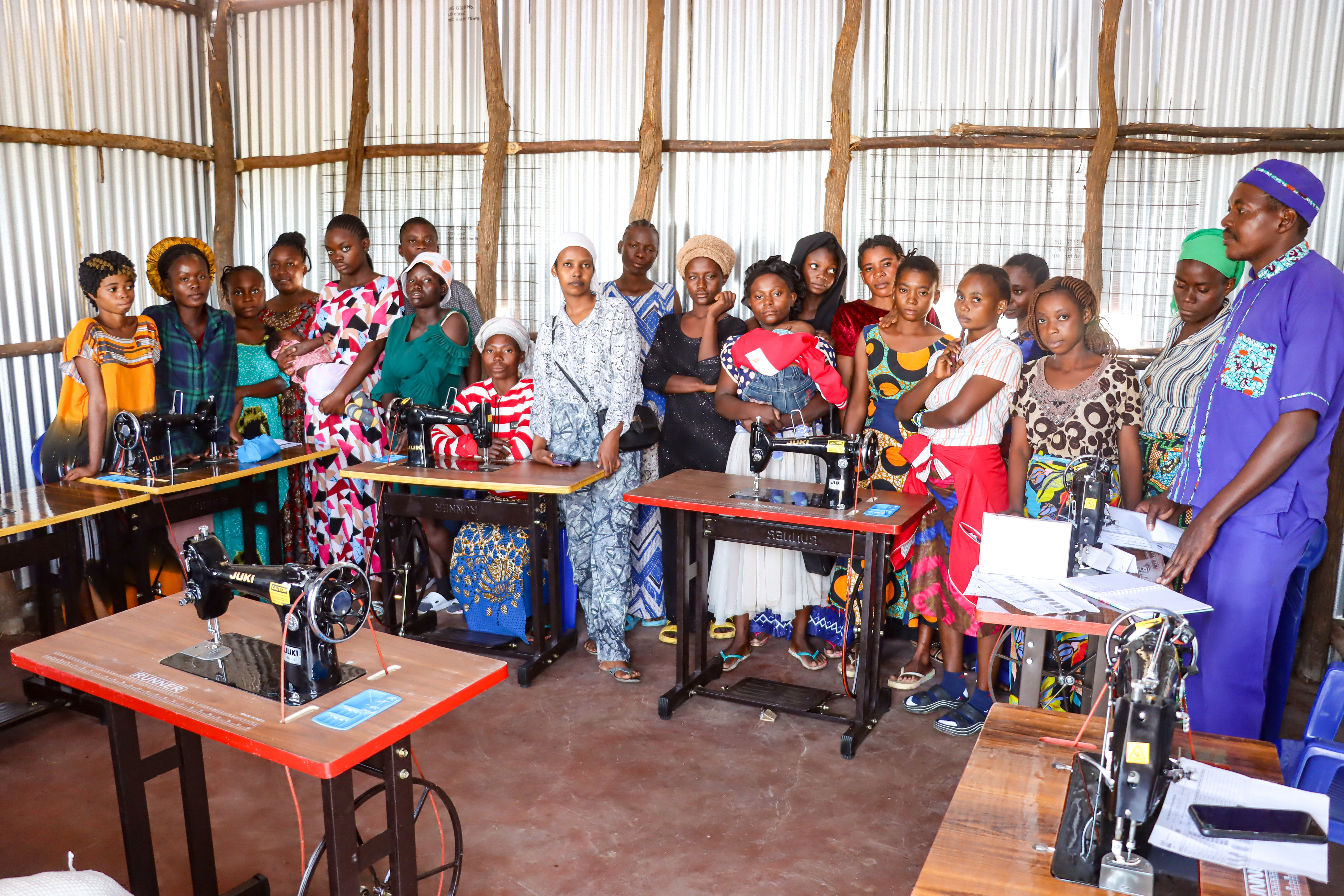 Girls in a classroom